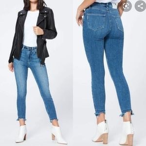 PAIGE Margot High Rise Skinny Crop Jeans